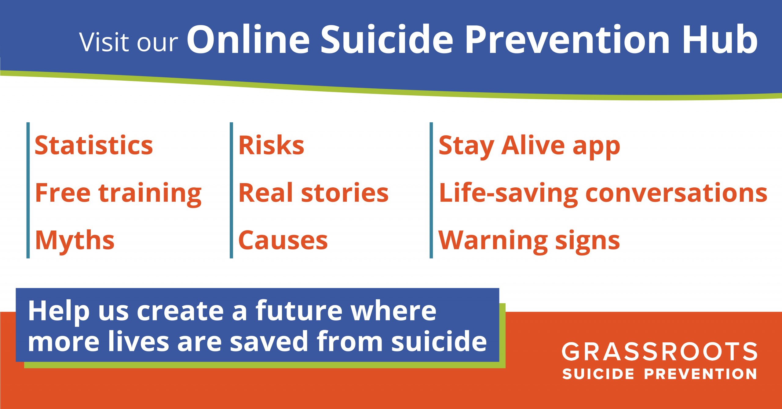 Visit our Online Suicide Prevention Hub